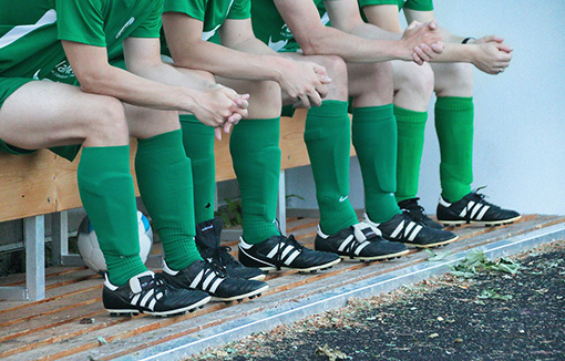 Substitutes bench