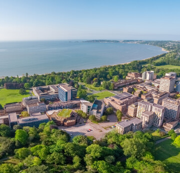Aerial image of Singleton campus 