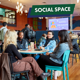 An artist's impression of Harbwr Fulton in the former Refectory in Fulton House