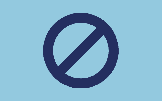 An icon depicting a 'stop' sign